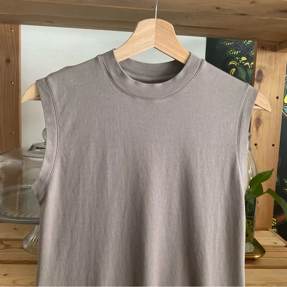 MM Lafleur Pebble Brown Sleeveless Lou Midi Dress XS - Picture 7 of 15